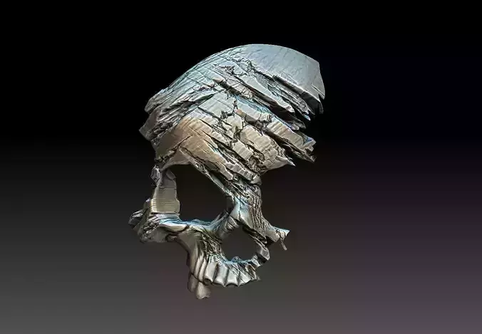 Skull Pendant 3D print model