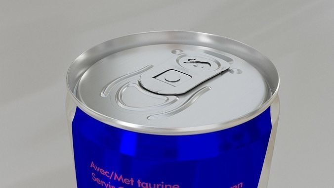 Red Bull Energy Drink 3D model 2