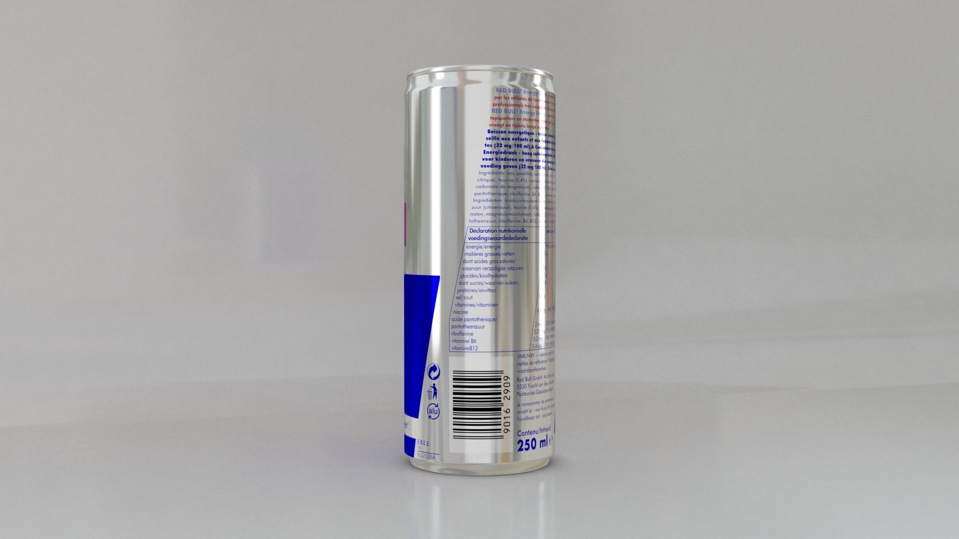 Red Bull Energy Drink 3D model_8