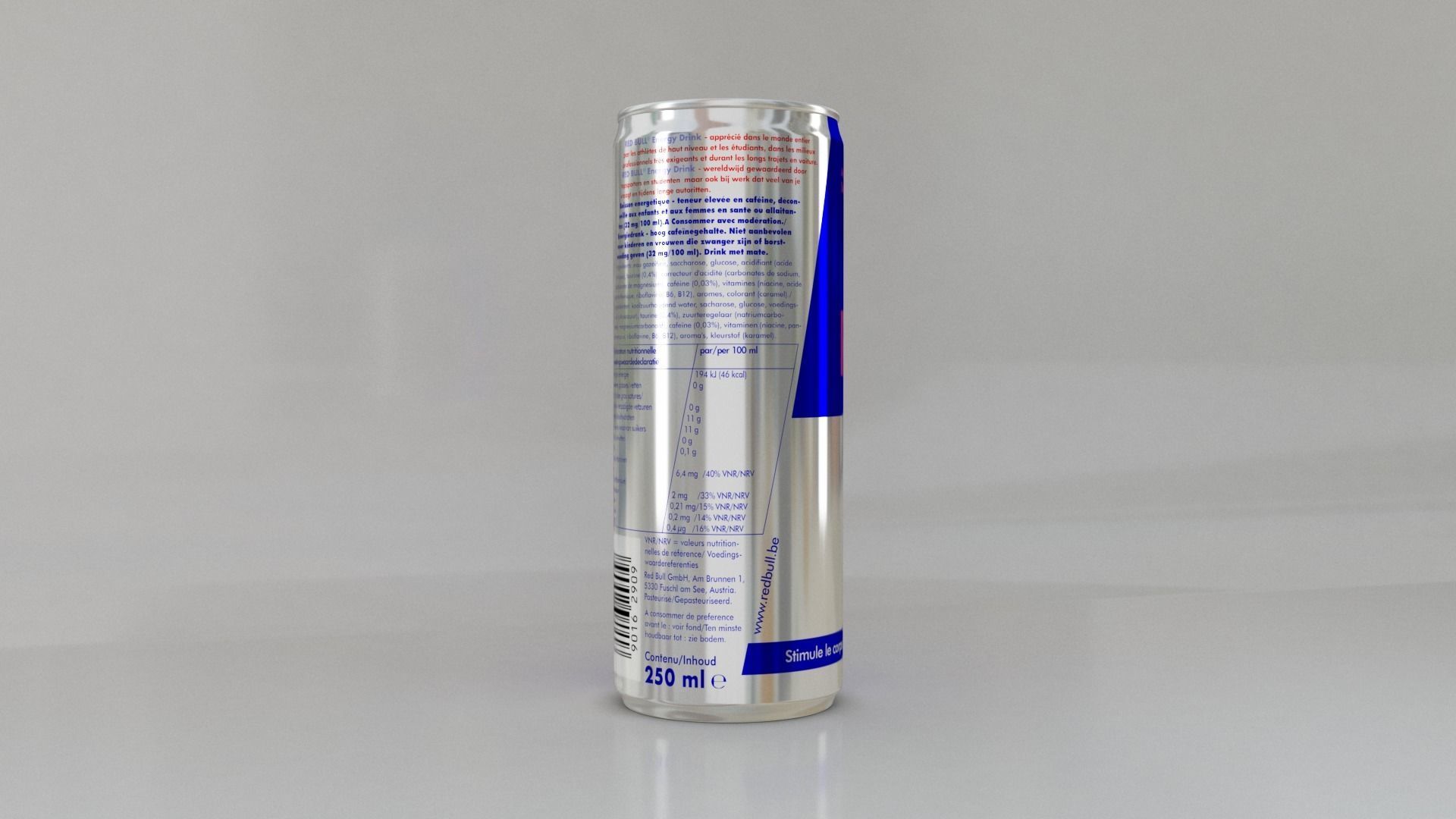 Red Bull Energy Drink 3D model_6
