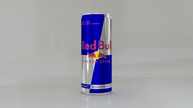 Red Bull Energy Drink 3D model 3