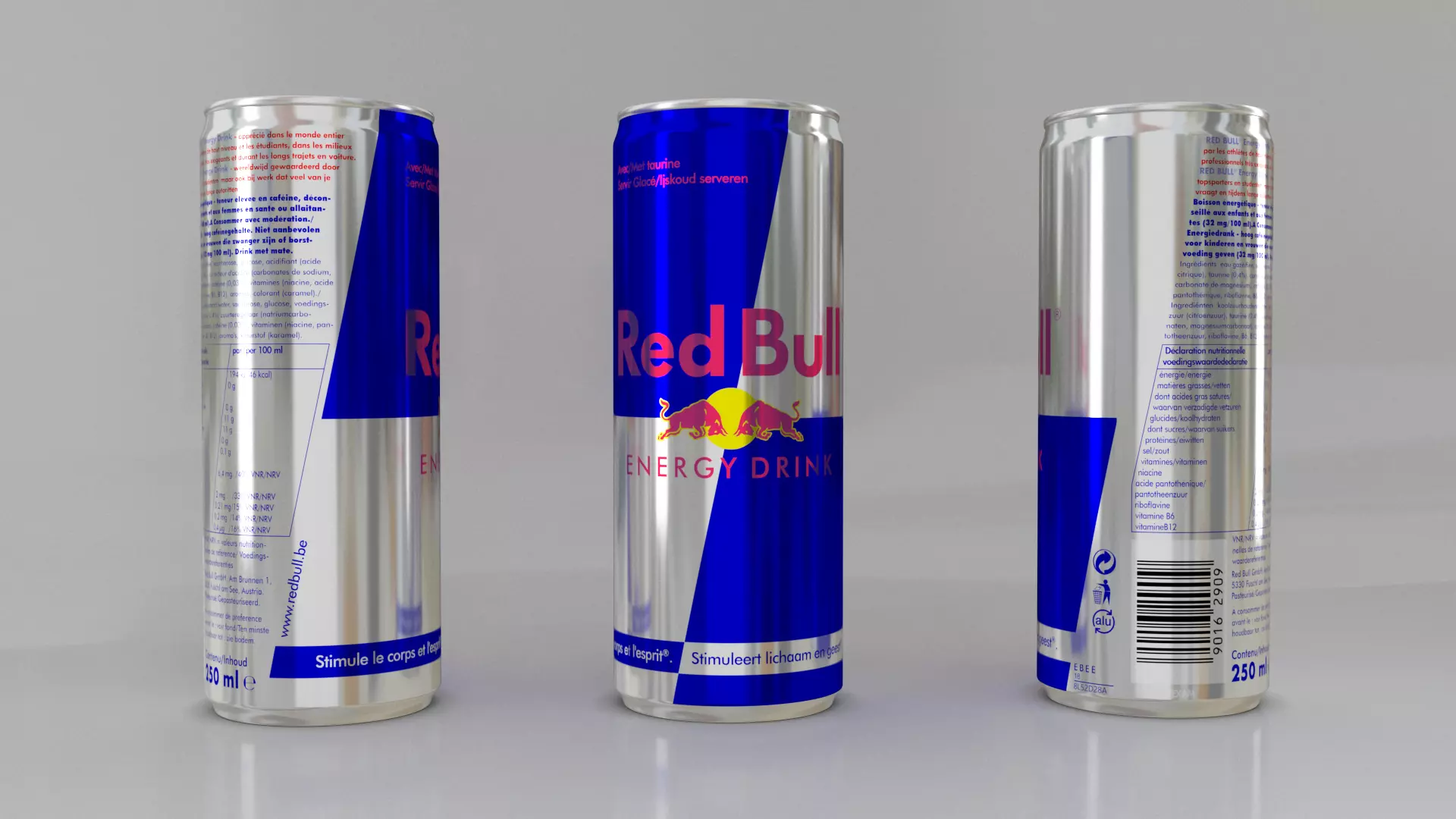 Red Bull Energy Drink 3D model_0