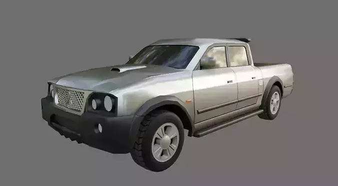 Pickup Truck - Car - Mitsubishi L200 Outdoor - Picape - Carro 3D model