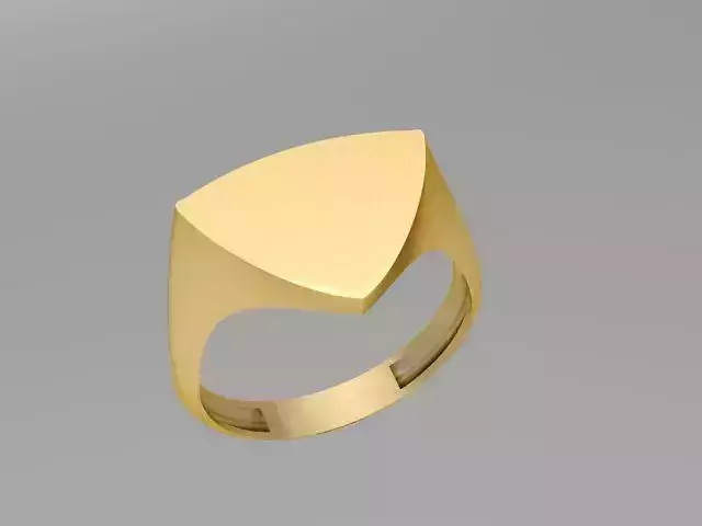 Geometric ring 11 3D print model