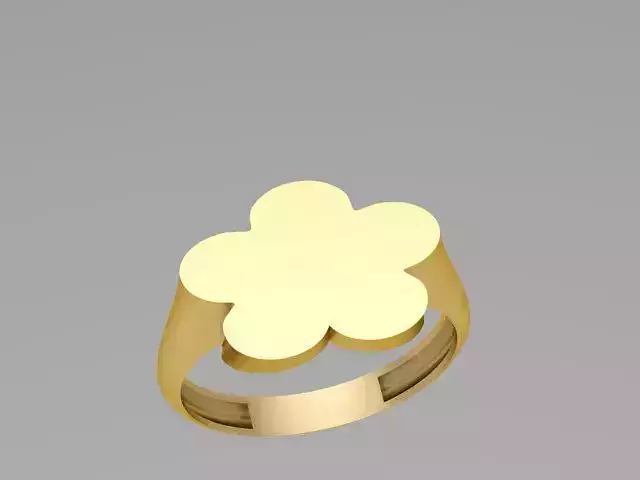 Geometric ring 13 3D print model