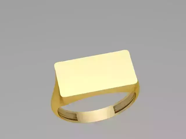 Geometric ring 14 3D print model