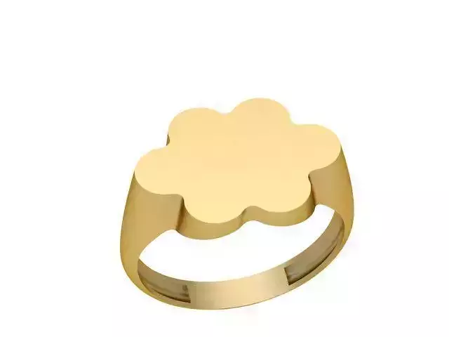 Geometric ring 15 3D print model