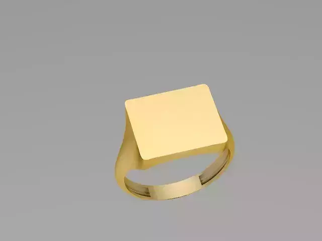 Geometric ring 16 3D print model