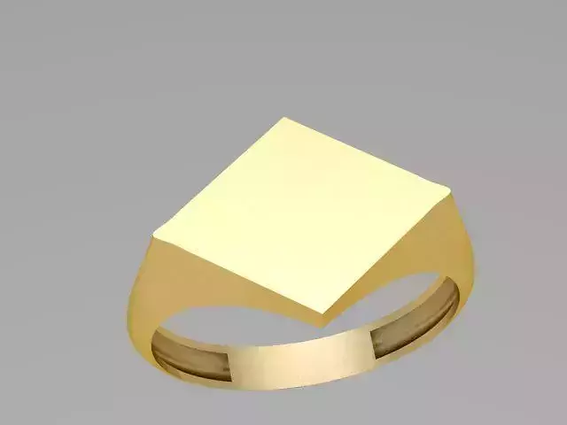 Geometric ring 17 3D print model