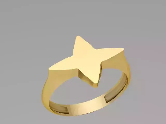 Geometric ring 18 3D print model