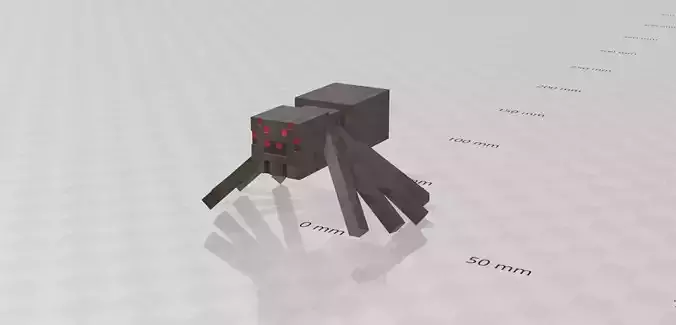 Spider minecraft with eyes