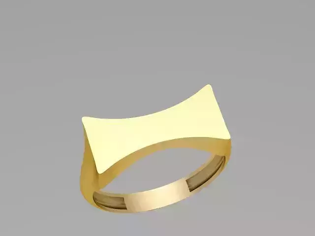 Geometric ring 24 3D print model