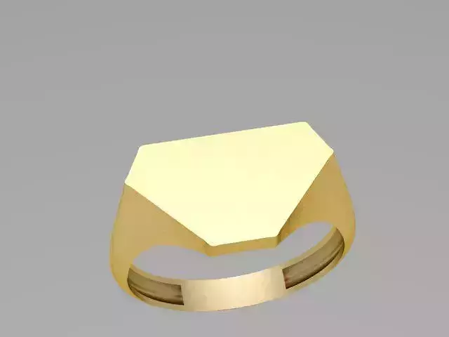 Geometric ring 25 3D print model
