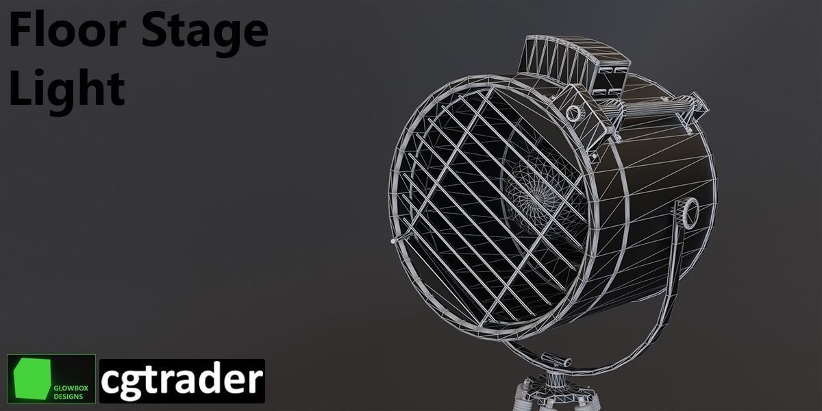 Floor Stage Light 3D model_5