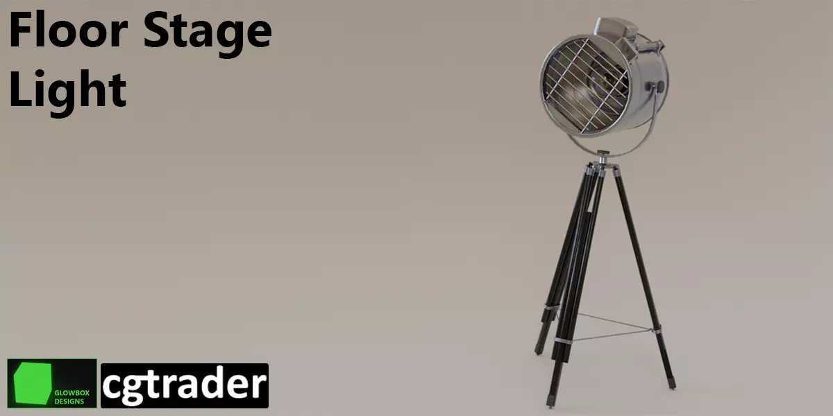 Floor Stage Light 3D model_0