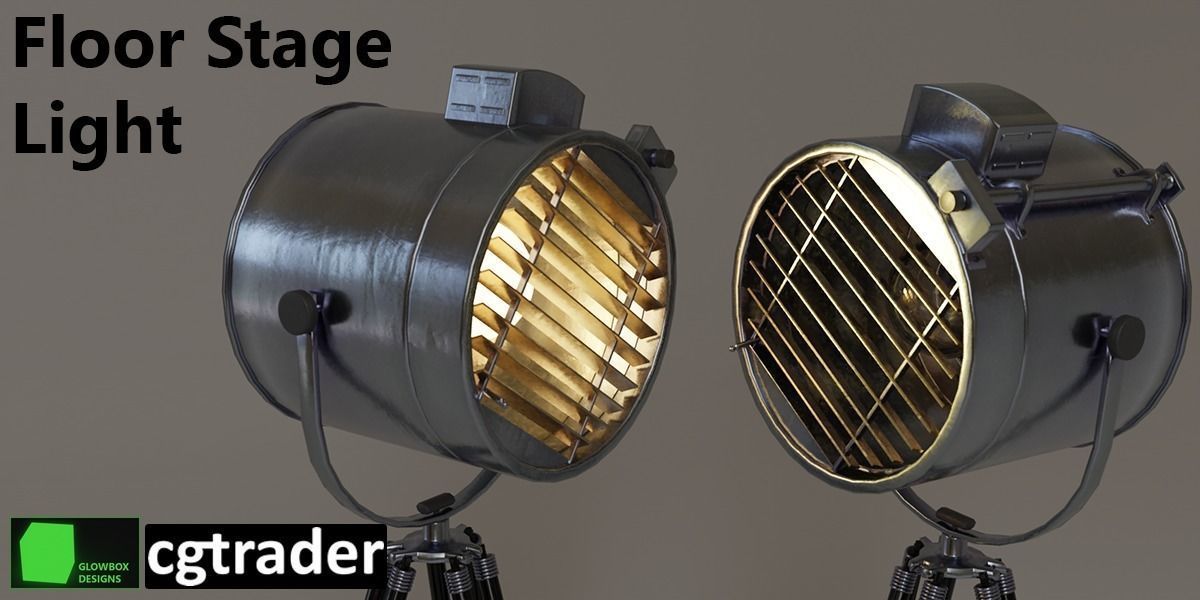 Floor Stage Light 3D model_4