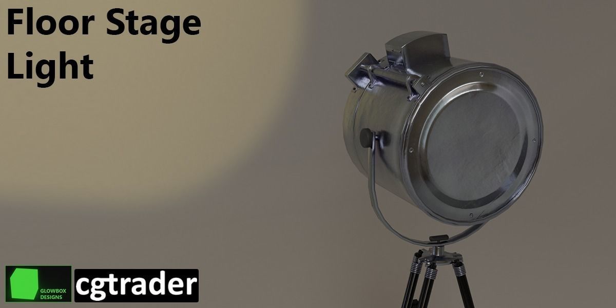 Floor Stage Light 3D model_3