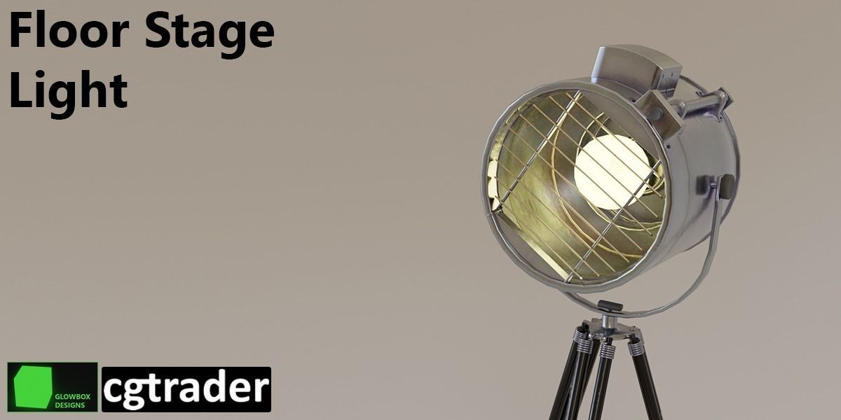 Floor Stage Light 3D model_2