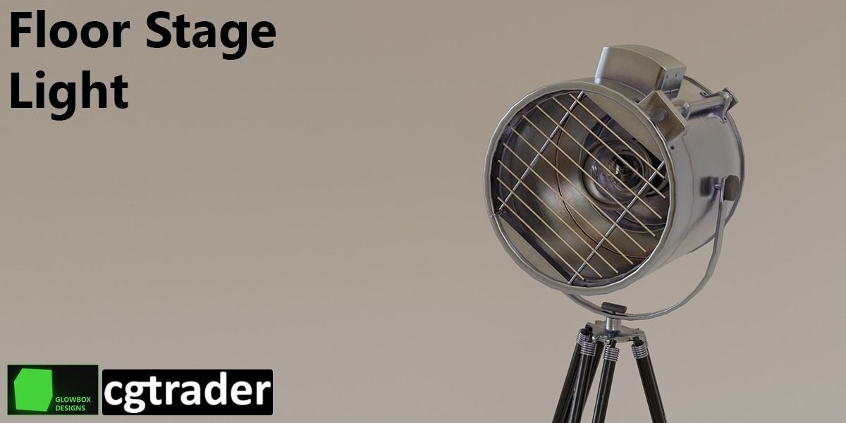 Floor Stage Light 3D model_1