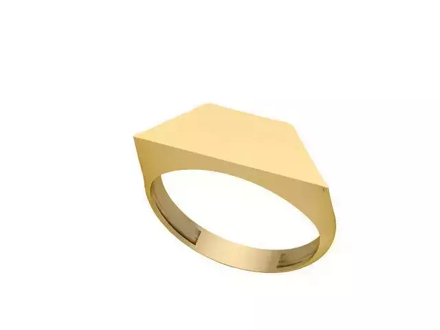 Geometric ring 27 3D print model