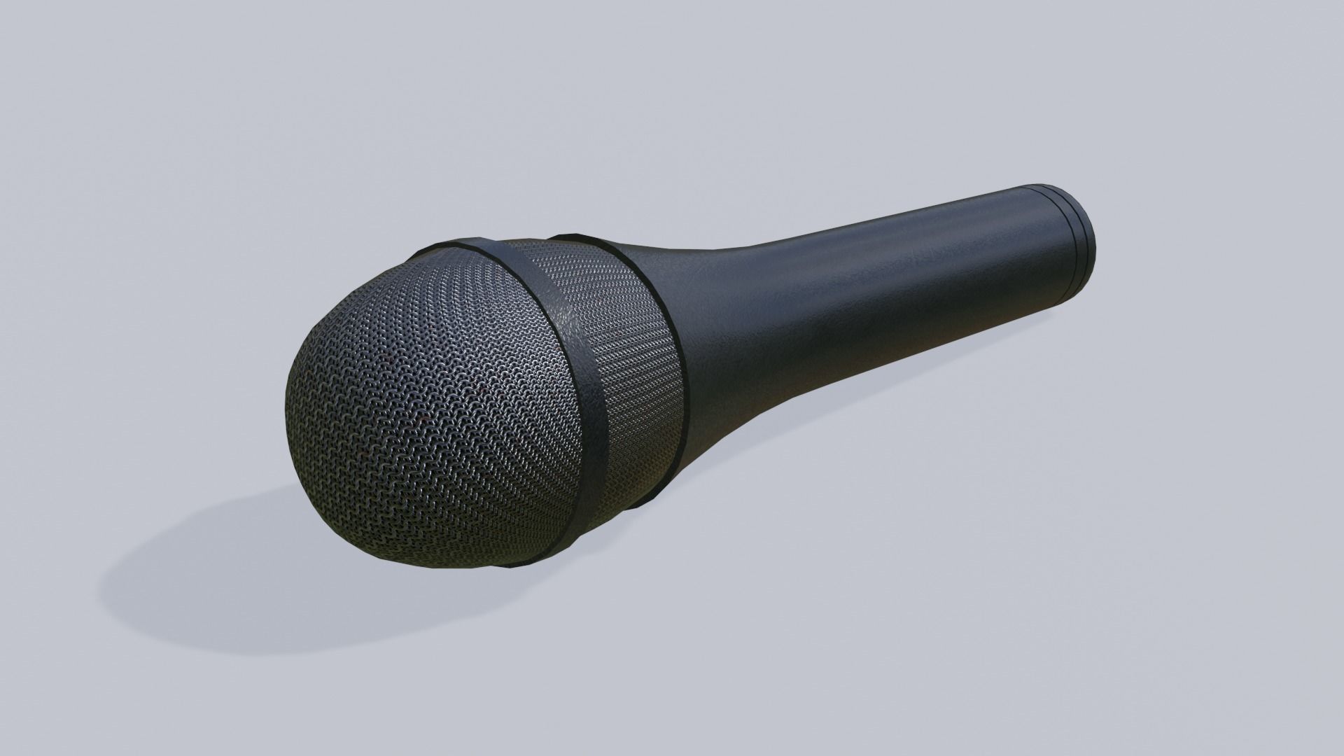 A Mic Set of 6 Microphones 3D model_8