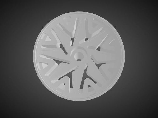 Forgiato Attivo rims for Hot Wheels 3D print model