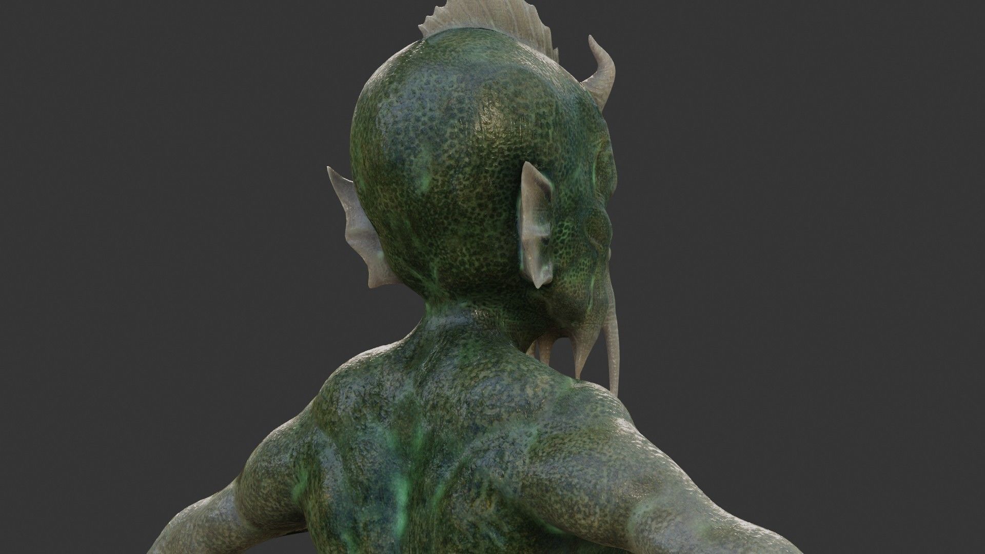 Waterman humanoid 3D model_10