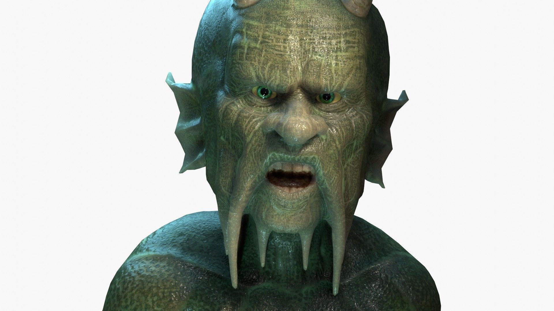 Waterman humanoid 3D model_6