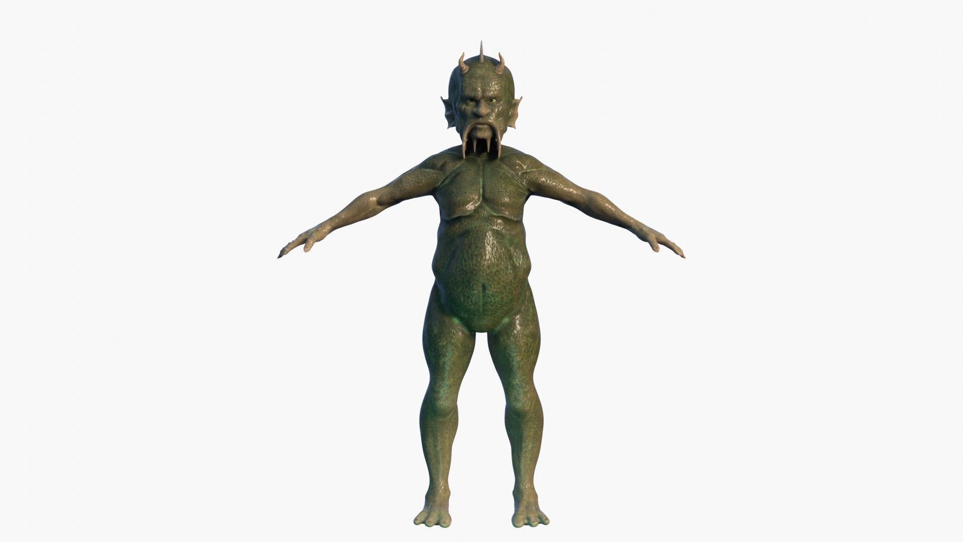 Waterman humanoid 3D model_18