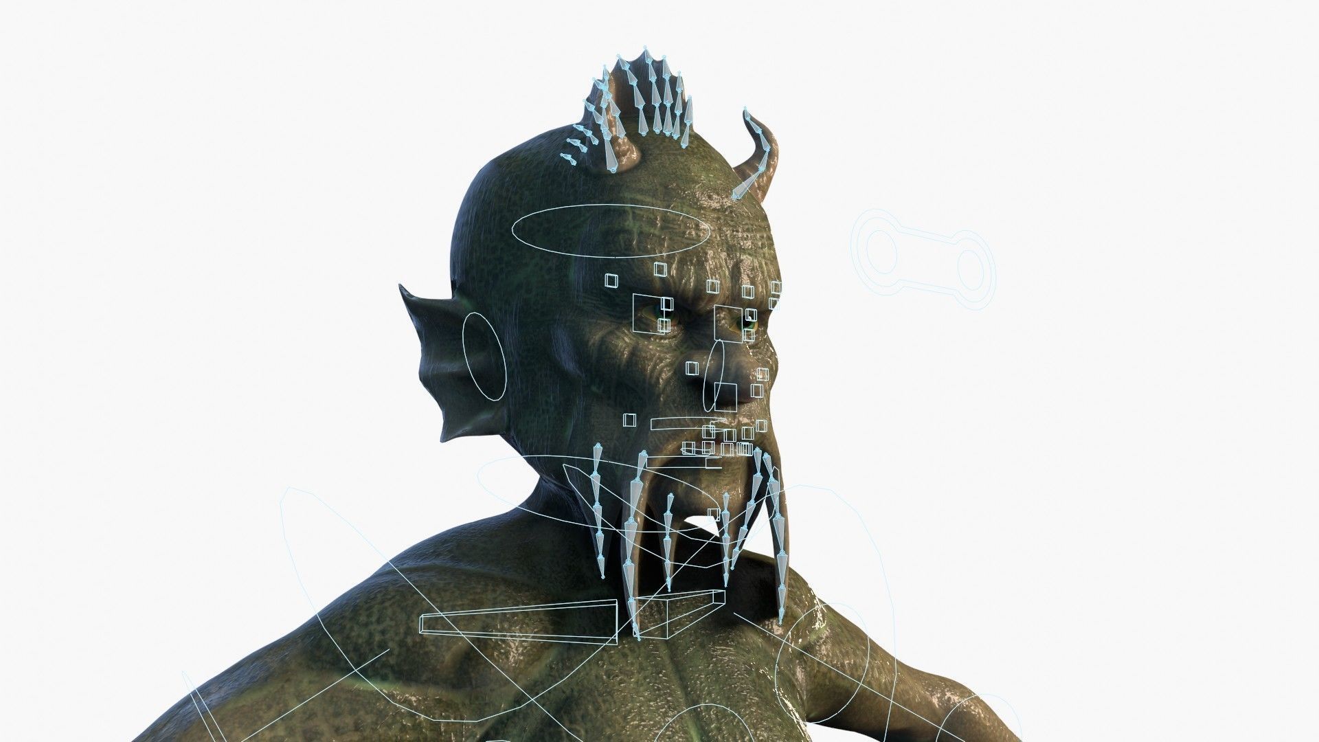Waterman humanoid 3D model_19