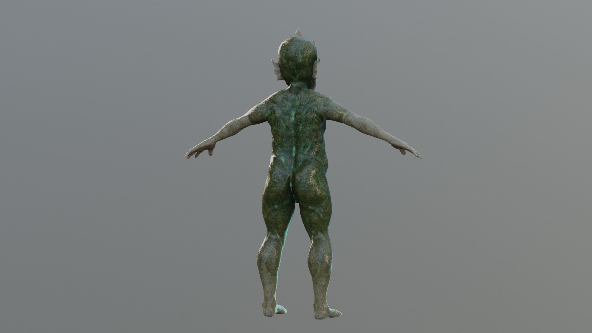 Waterman humanoid 3D model_11