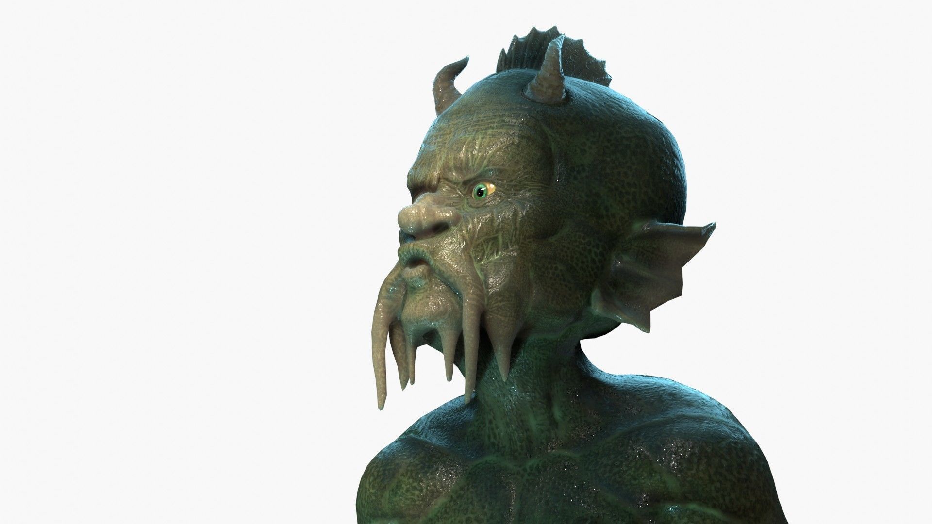 Waterman humanoid 3D model_15