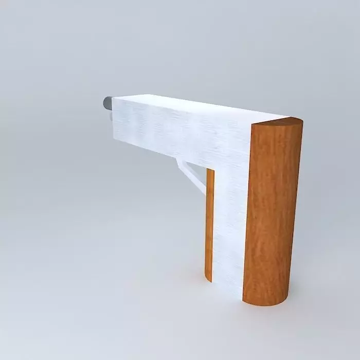 pistolet wooden screwdriver Free 3D model