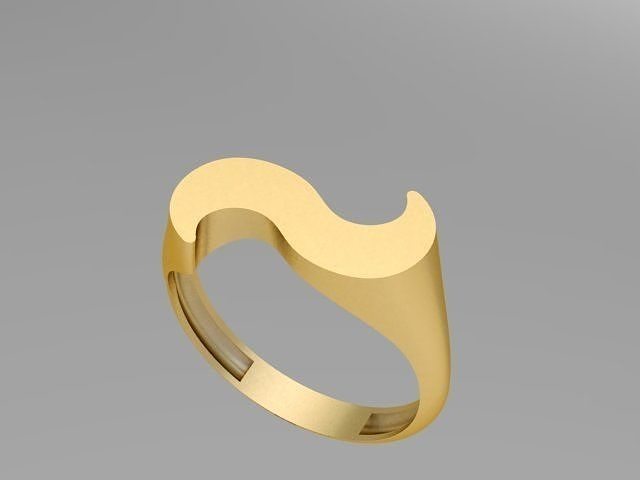 Geometric ring 35 3D print model