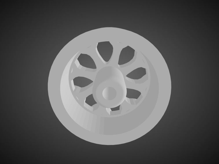 Forgiato Capolavaro rims for Hot Wheels 3D print model_2