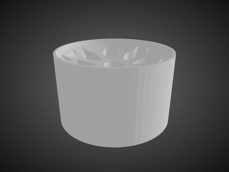 Forgiato Capolavaro rims for Hot Wheels 3D print model_1