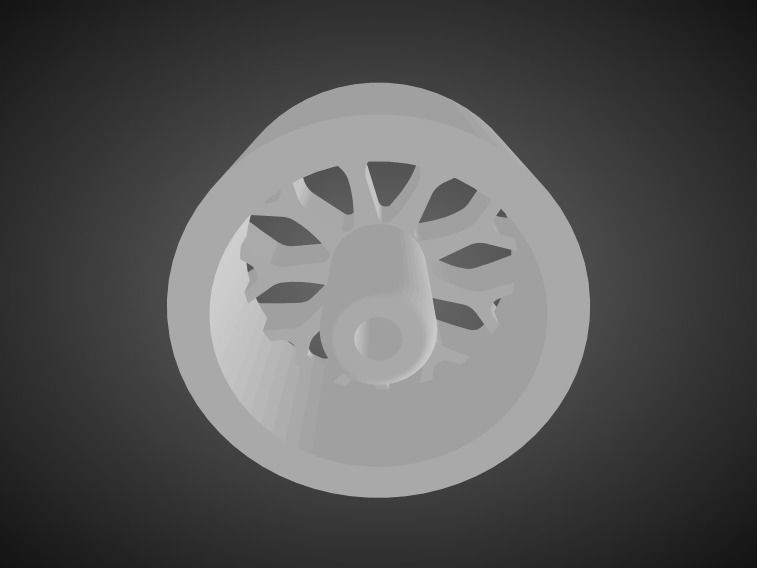 Forgiato Drea rims for Hot Wheels 3D print model_2