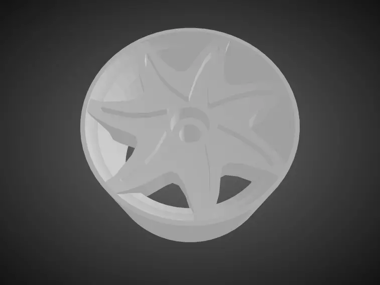 Forgiato Fiorito rims for Hot Wheels 3D print model_0