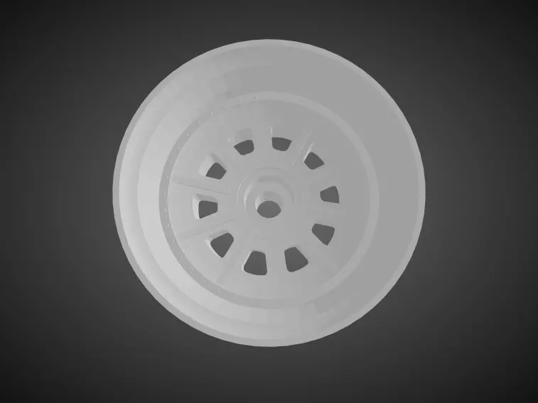 Forgiato FV4 rims for Hot Wheels 3D print model_0