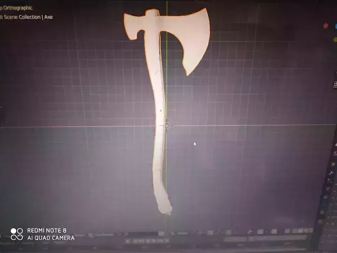 Axe high poly desigined