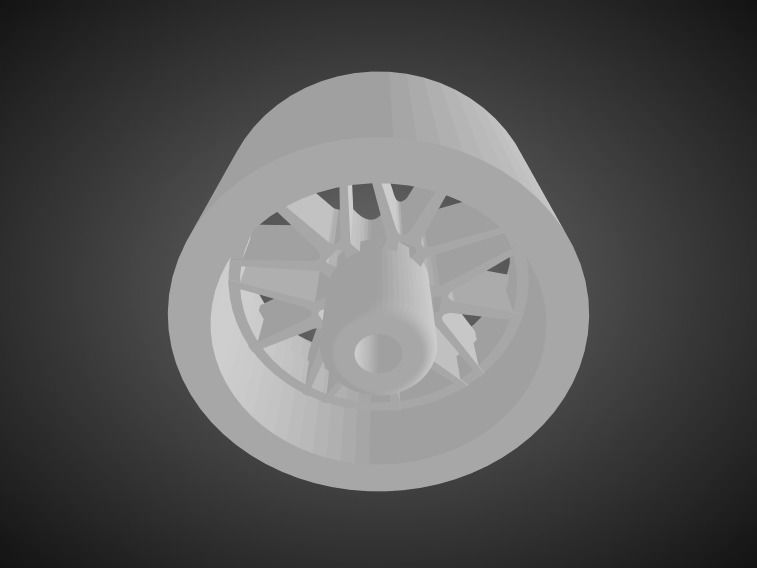 Forgiato Maglia rims for Hot Wheels 3D print model_2