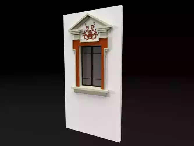 Classic 5 window 3D model