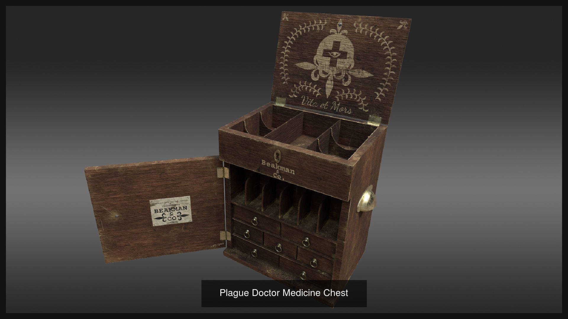 Victorian Plague Doctor 3D Model Collection_13