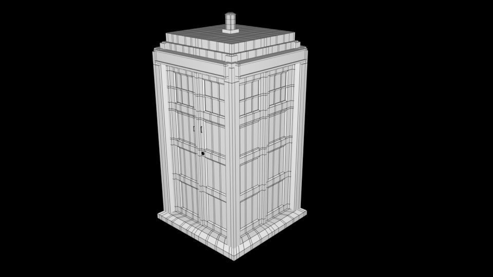 Tardis - Doctor Who 3D model_1