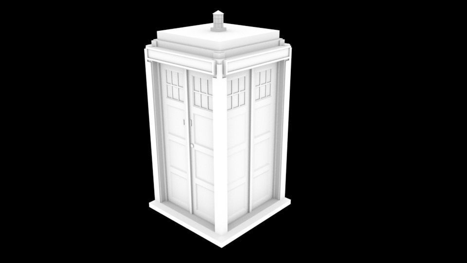 Tardis - Doctor Who 3D model_2