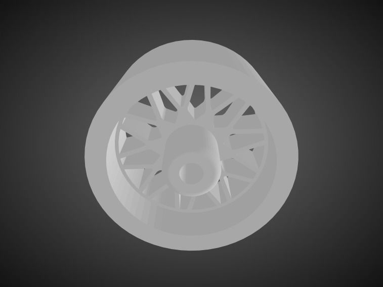 Forgiato Nido rims for Hot Wheels 3D print model_2