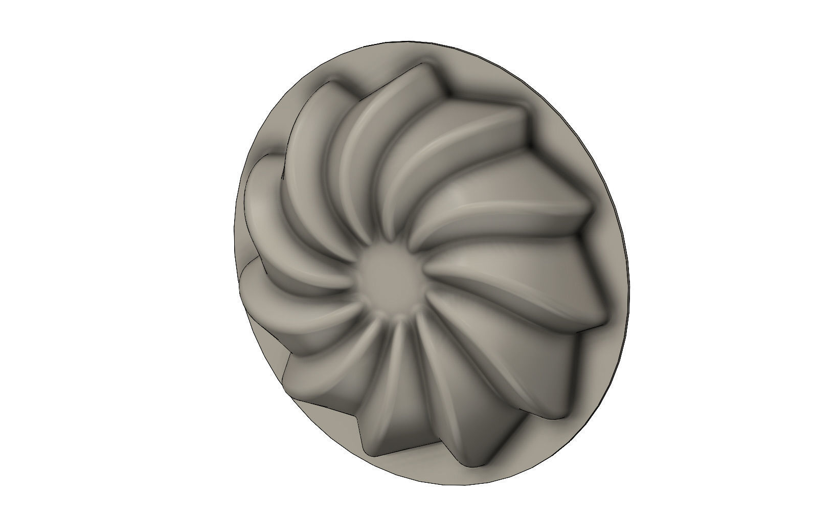 Cake and chocolate molds 3D print model_13