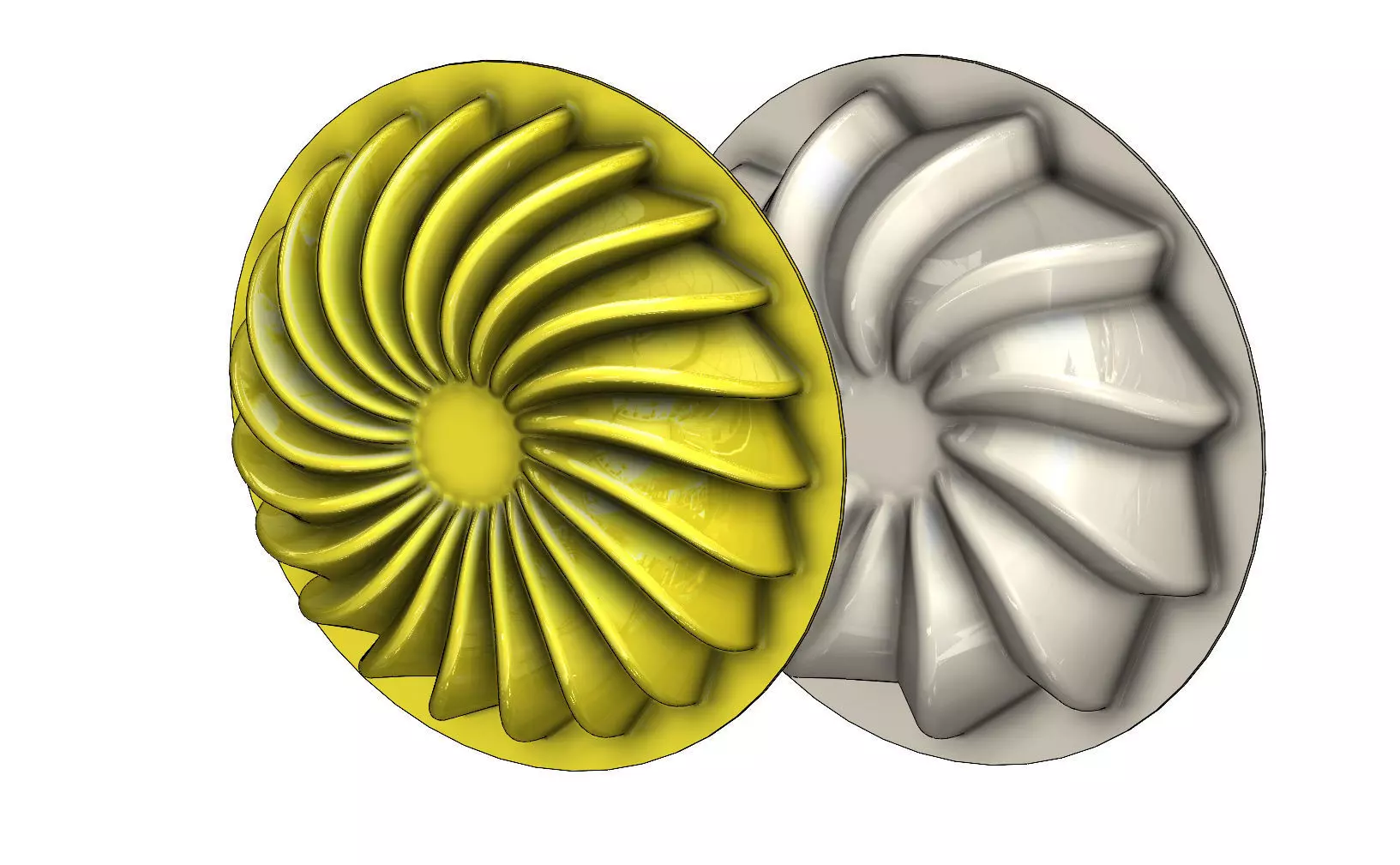 Cake and chocolate molds 3D print model_0