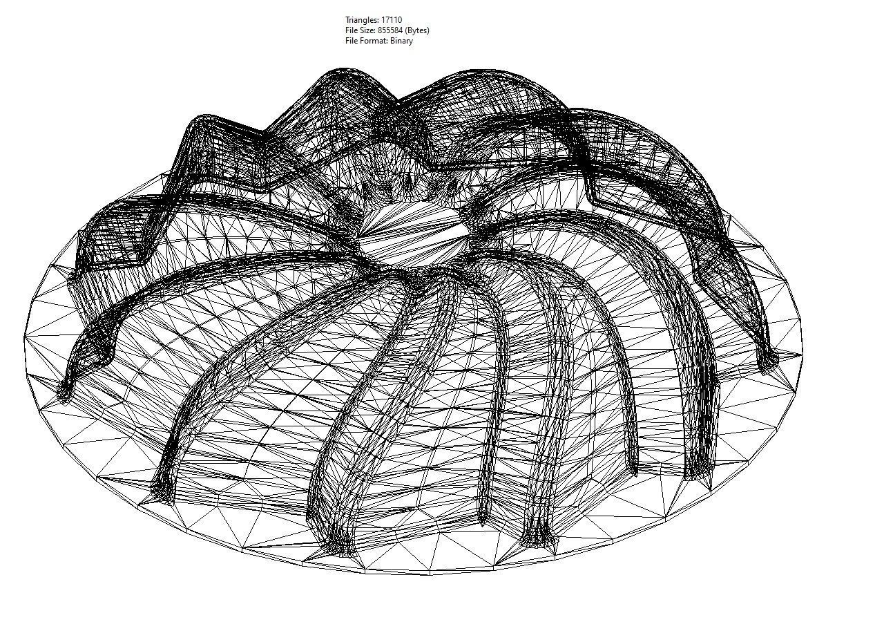 Cake and chocolate molds 3D print model_16