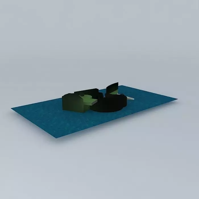 map x boat in water Free 3D model